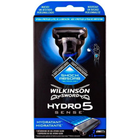 Бритва для гоління Wilkinson Sword Hydro5 Sens, станок +2 змінні леза